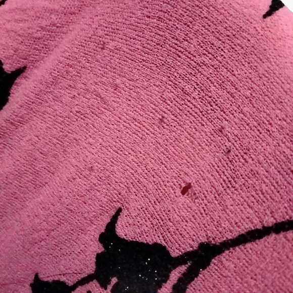 Childs Pink Witch Print Tights Toddler 4T Halloween - Picture 5 of 5